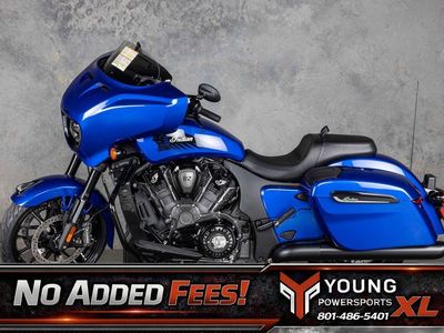 2026 Indian Motorcycle® Chieftain® PowerPlus Dark Horse® 112 w/PowerBand Deep Blue Metallic