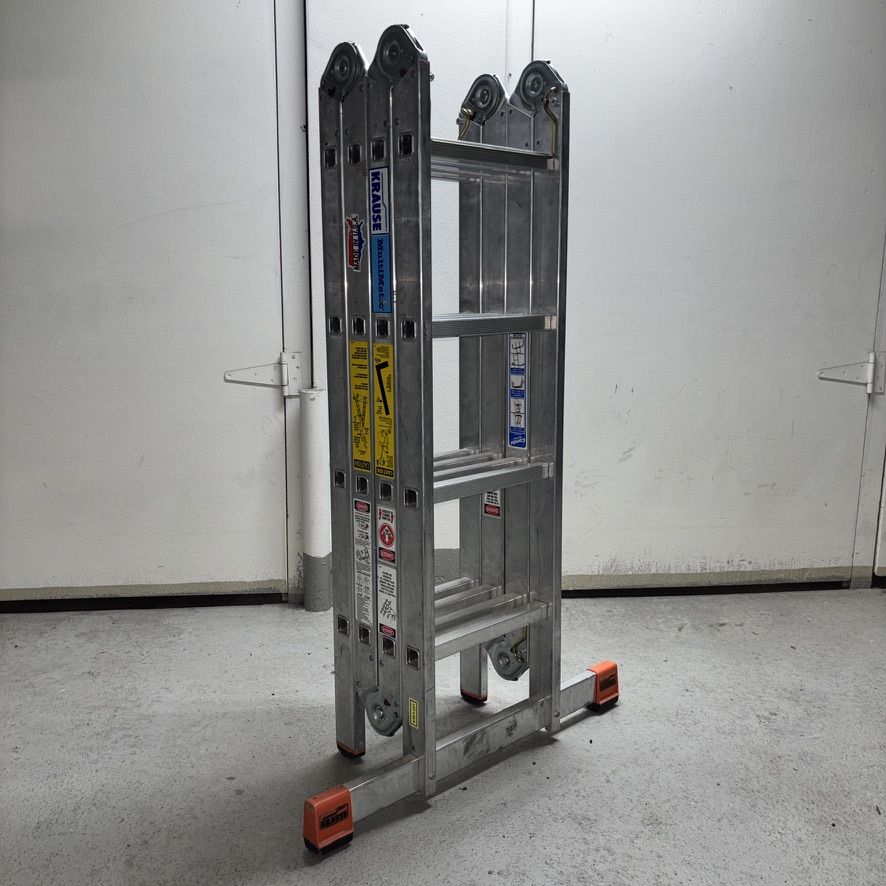 Krause MultiMatic Folding Multi-Position Aluminum Ladder