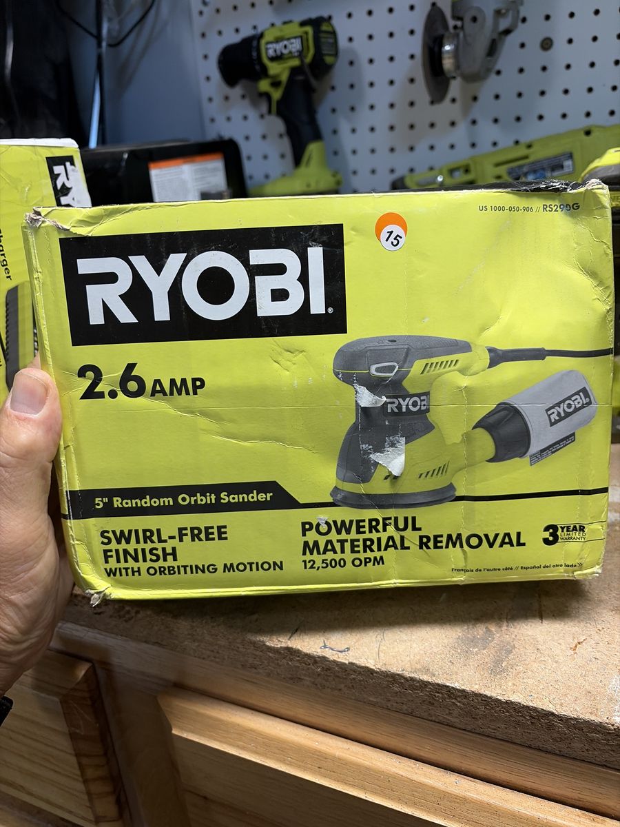 Ryobi 2.6amp Corded orbital Sander