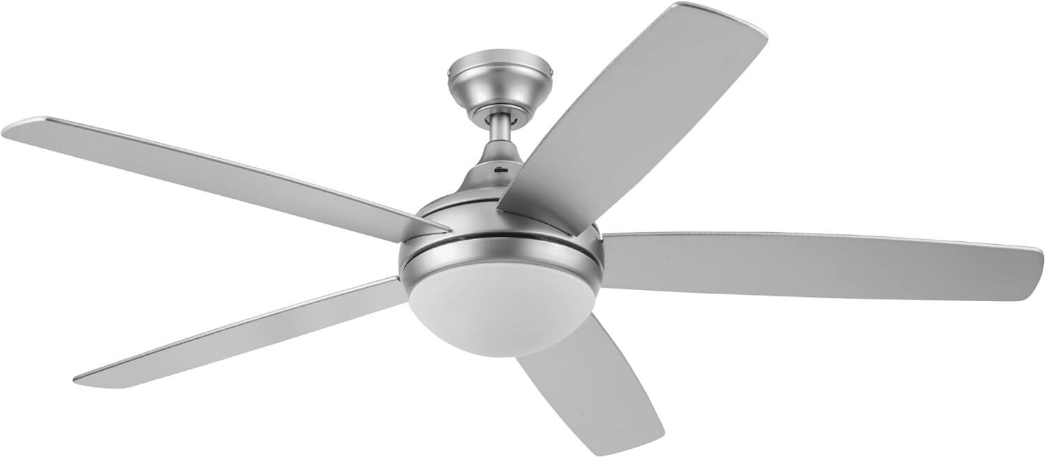 52 Inch Ceiling Fan with LED Light and Remote Control