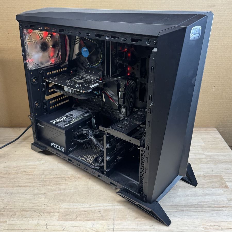 Ultra Gaming LED i7-8700 GTX 1070 16GB 1TB SeaSonic PSU Windows 11 Pro Gaming PC