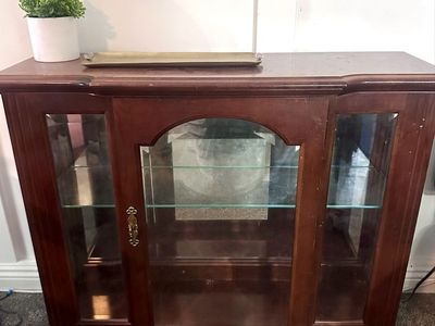 Small curio cabinet