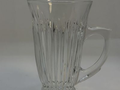 6 Vintage SOGA glass coffee/tea mugs