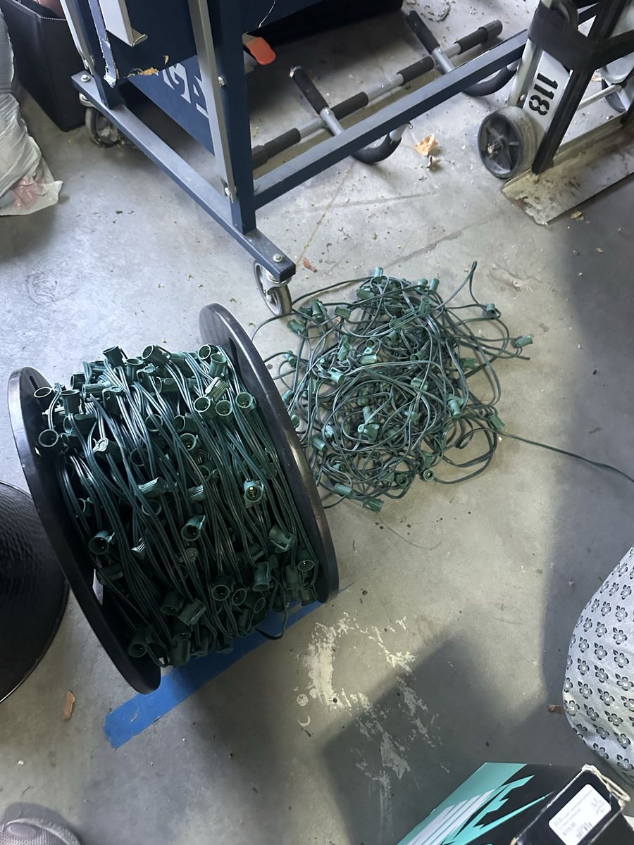 Price  drop! Christmas light bulk wiring
