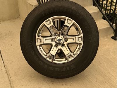 Ford F150 Rims and Tires 275/70R18 Firestone Transforce