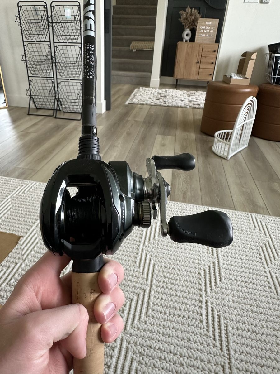 Shimano Curado Baitcaster x St. Croix Bassx Rod