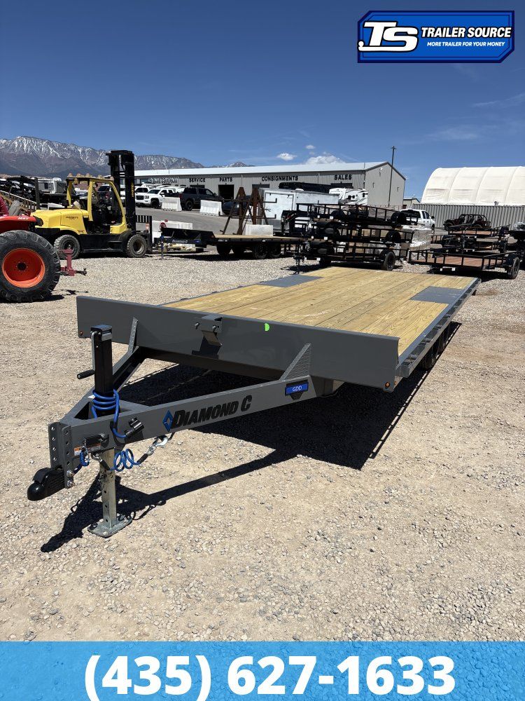 8.5x20 Diamond C GDD 206 Deckover Equipment Trailer - 10K GVWR -