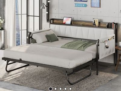 Twin Pop Up Trundle Bed