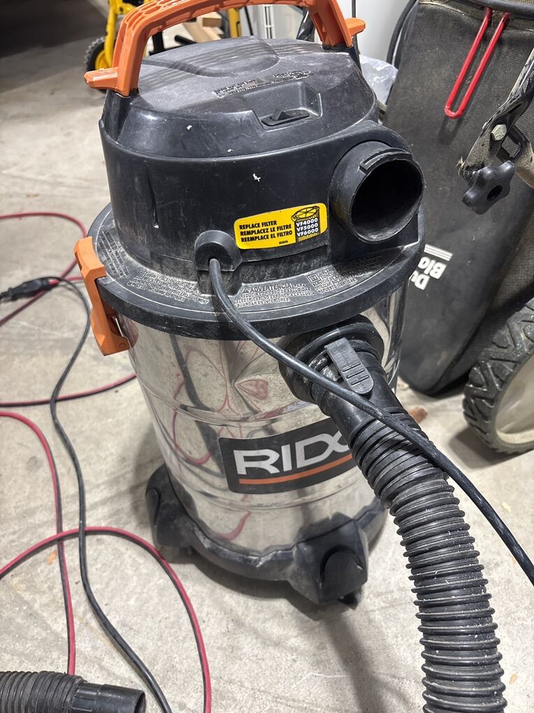 Rigid 6 Gal 4.25hp Shop Vac