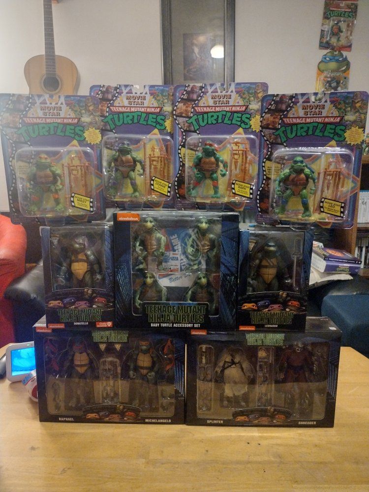 NECA/PLAYMATE TMNT bundle set CIB