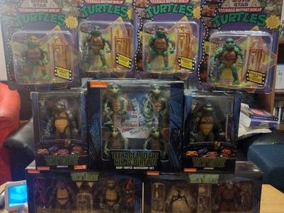 NECA/PLAYMATE TMNT bundle set CIB
