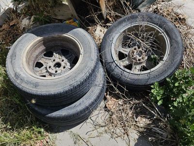 3 random wheels/ tires