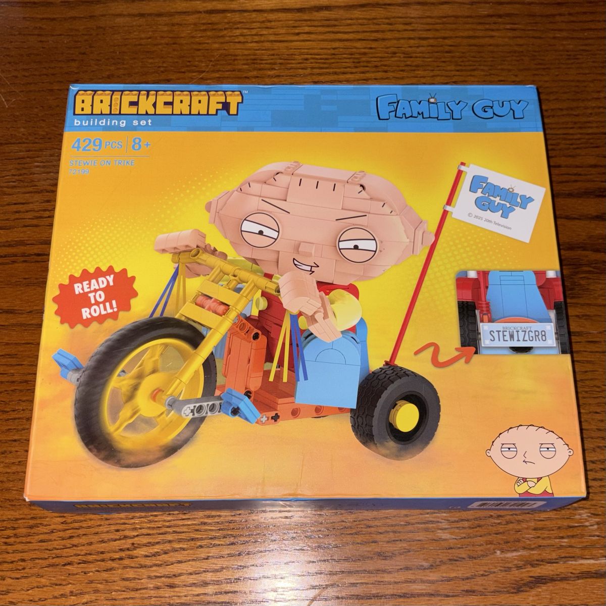 Brickcraft Family Guy Stewie on Trike Building Set 