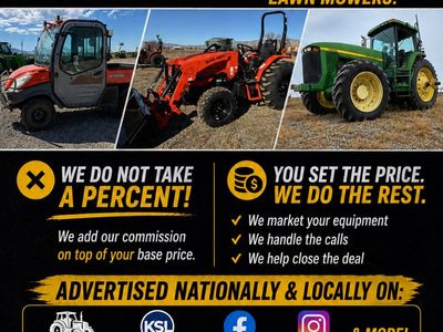Northern Utah AG Farm Equipment & Lawn Mower Consignment - Sell your Tractor, Mower, Rake, Ripper, Disc, ect.