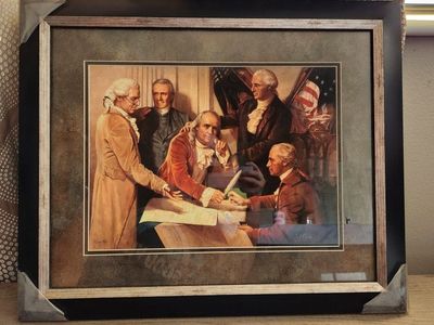 signed Del Parsons painting