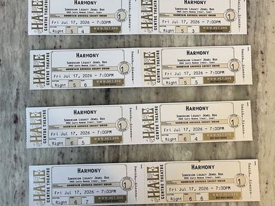 8 Tickets to Harmony Hale Centre Theatre 7/17