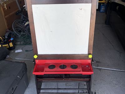 Kids, A-frame, Art station with whiteboard and chalkboard
