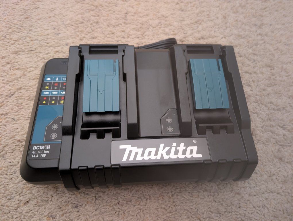 Brand New Makita Dual Port Battery Charger – DC18SH – 18V LXT