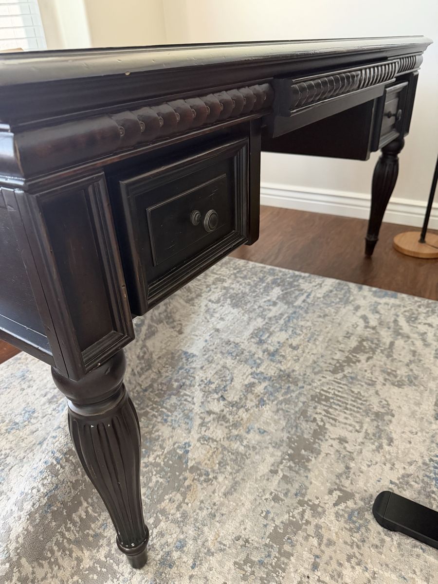 Black desk