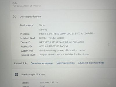 ASUS TUFF Gaming Laptop
