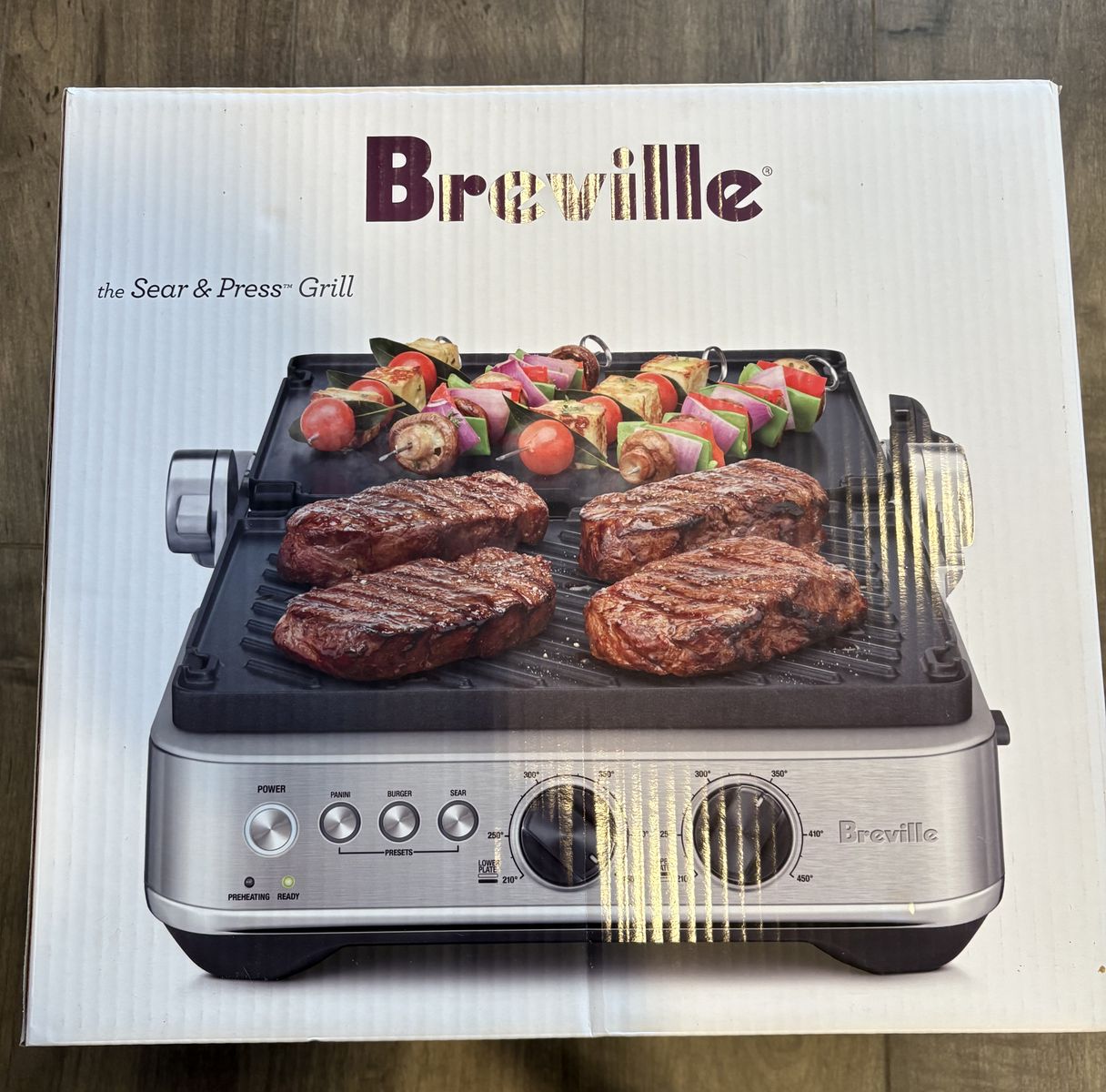 Breville Sear and Press Grill Panini Press