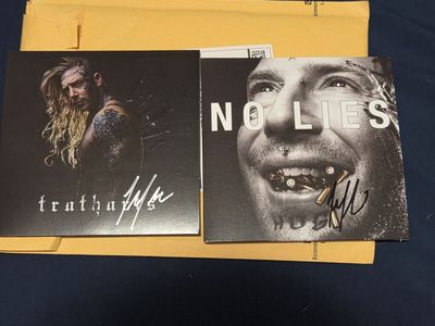 Tom MacDonald Signed CD Booklet Cover Inserts - Truth Hurts & No Lies