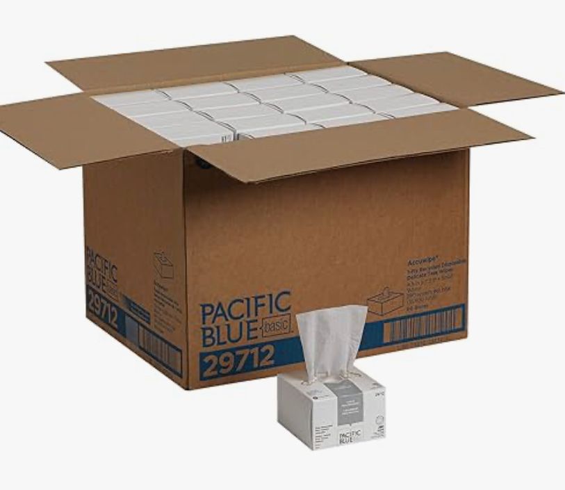 2 Cases Of Georgia-Pacific Blue Basic wipes