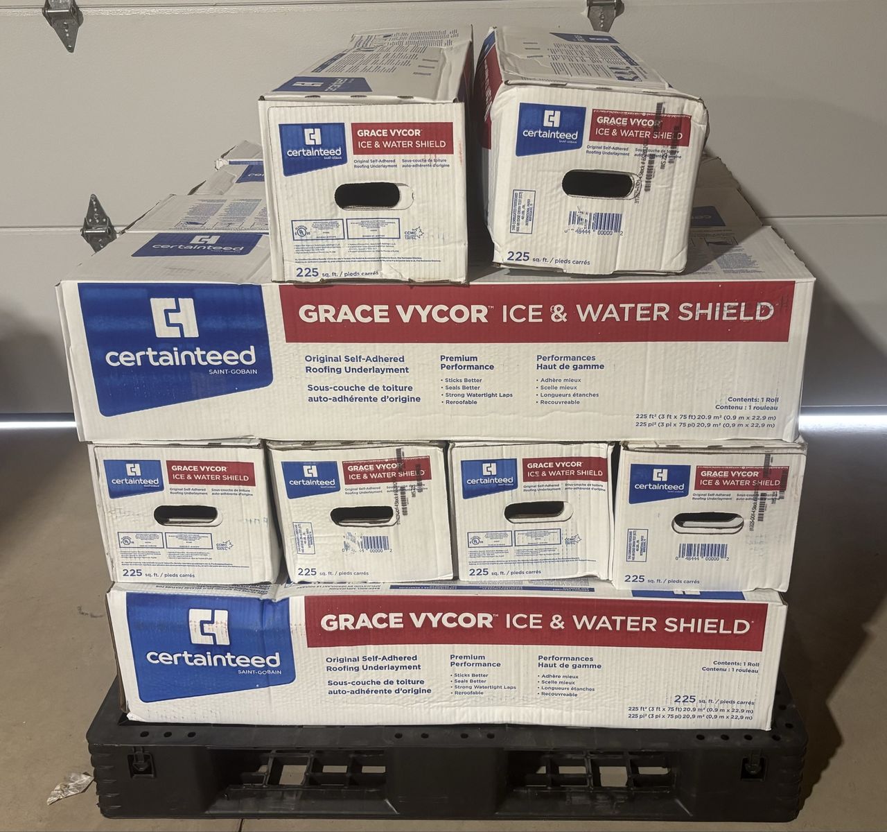 $76 LESS THAN HOME DEPOT! BRAND NEW Certainteed Grace Ice and Water Shield Self-Adhered Roofing Underlayment 225 SF Roll