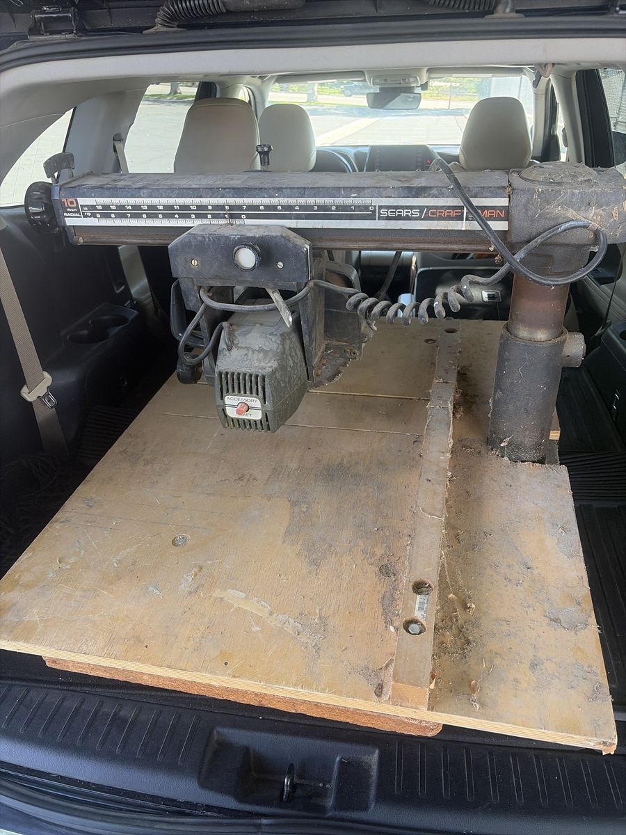 Sears Craftsman 10-Inch Radial Arm Saw