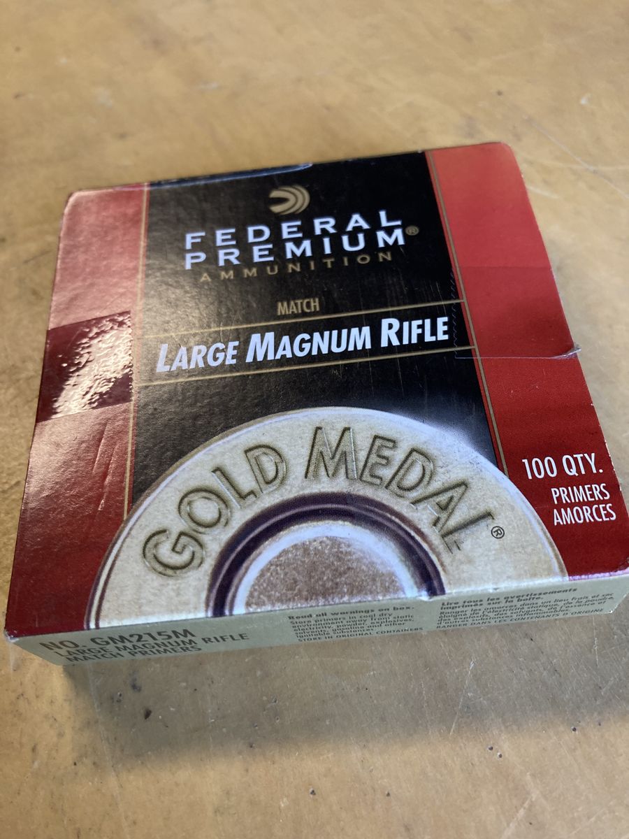 Federal large rifle magnum primers
