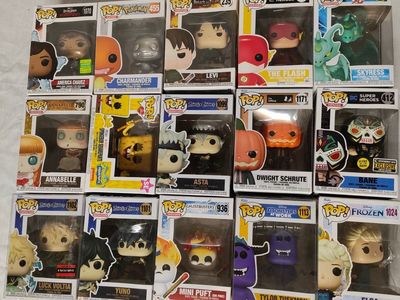 15 Funko pop toys sealed