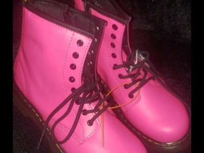 Doc Dr. Martens hot pink 1460 Size 5 US Women