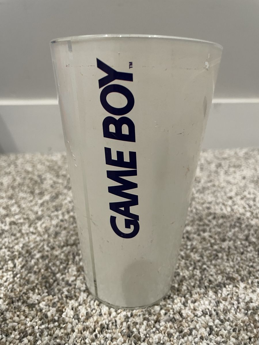Nintendo Game Boy Super Mario Land Paladone frosted glass 16OZ