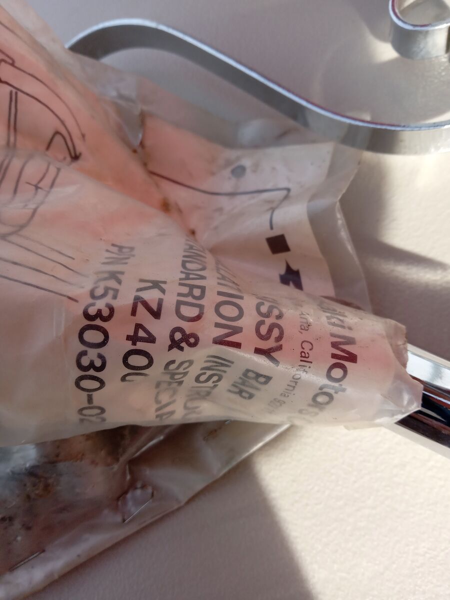 1978 Kawasaki KZ400 Standard and Special Sissy Bar New - NOS