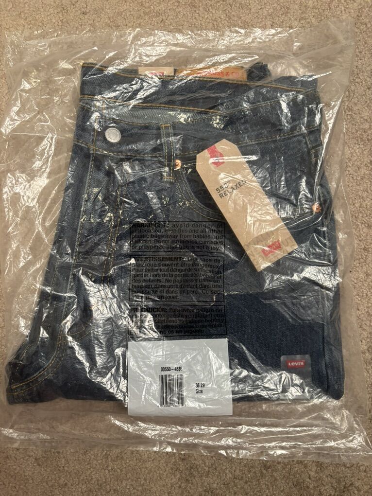 Levi's 550 Relaxed NEW Jeans 36 X 29