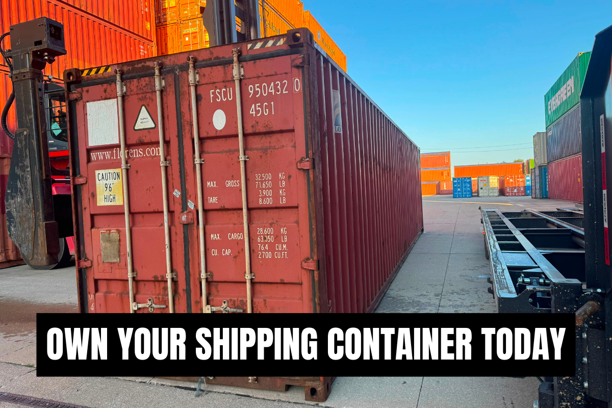 20' & 40' Containers – Construction & Equipment Storage – Best Value