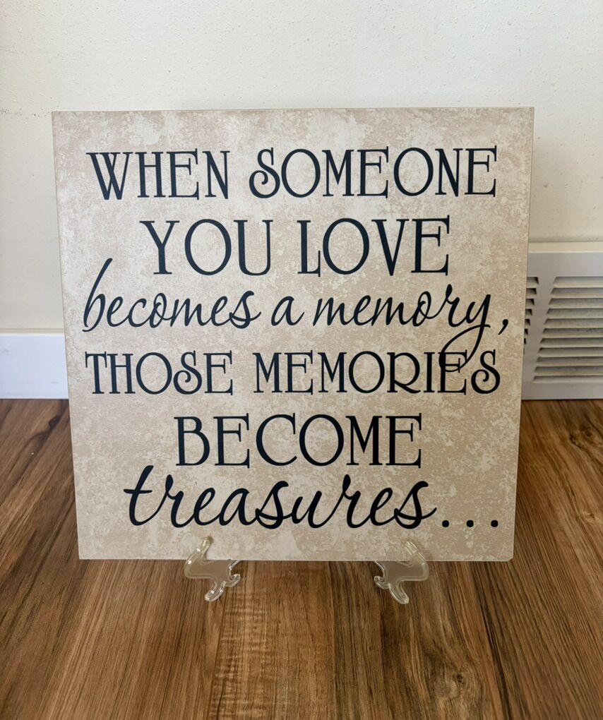 Beautifuk Memorial Plaque