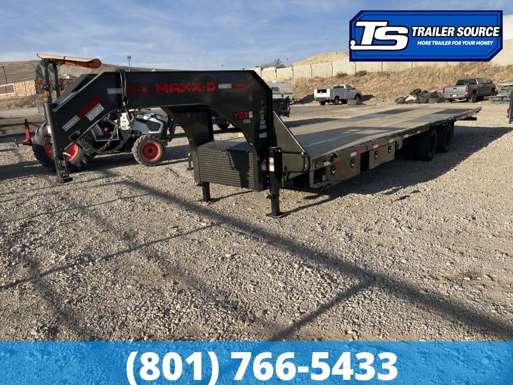 8.5x32 Maxx-D YDX Gooseneck Equipment Trailer -  25.9K GVWR - HDSS Suspension, Hydraulic Disc Brakes