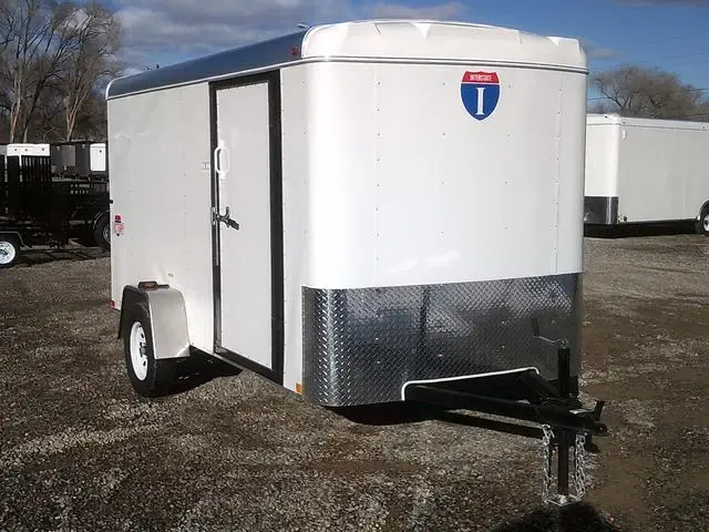 6X12 Interstate Enclosed Cargo Trailer FREE INSPECTION