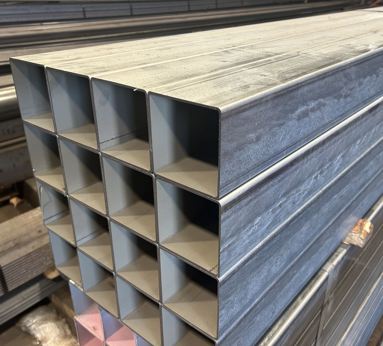 FENCE POST DEAL! Galvanized Steel Square Tubing 4" x 4" x 13 gauge (.098 wall) x 11'2 - $38.95 each