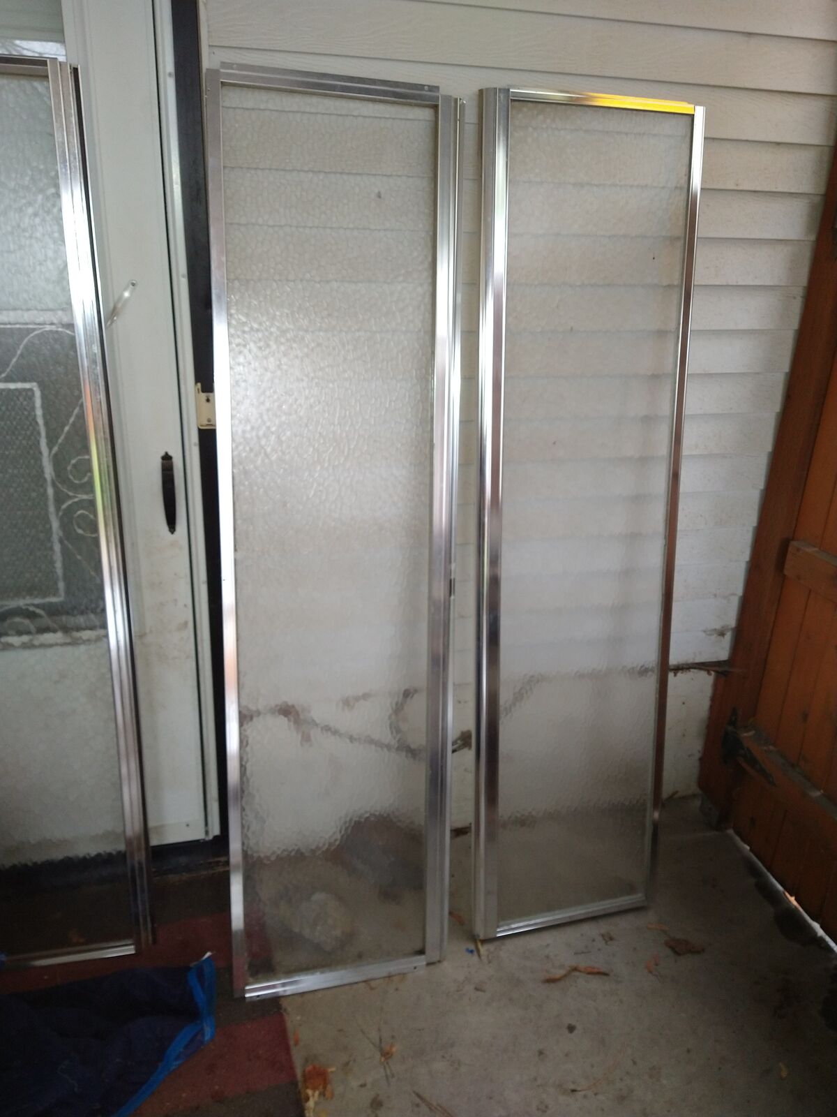 Outer Glass Shower walls for 38" neo-angle corner shower