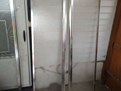 Outer Glass Shower walls for 38" neo-angle corner shower