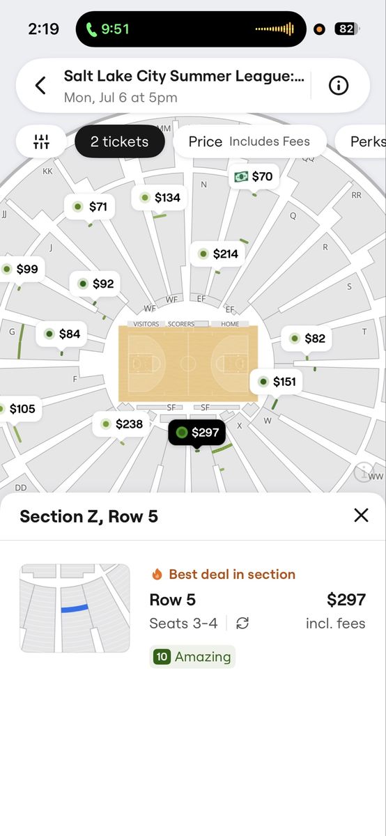Summer League Tickets.