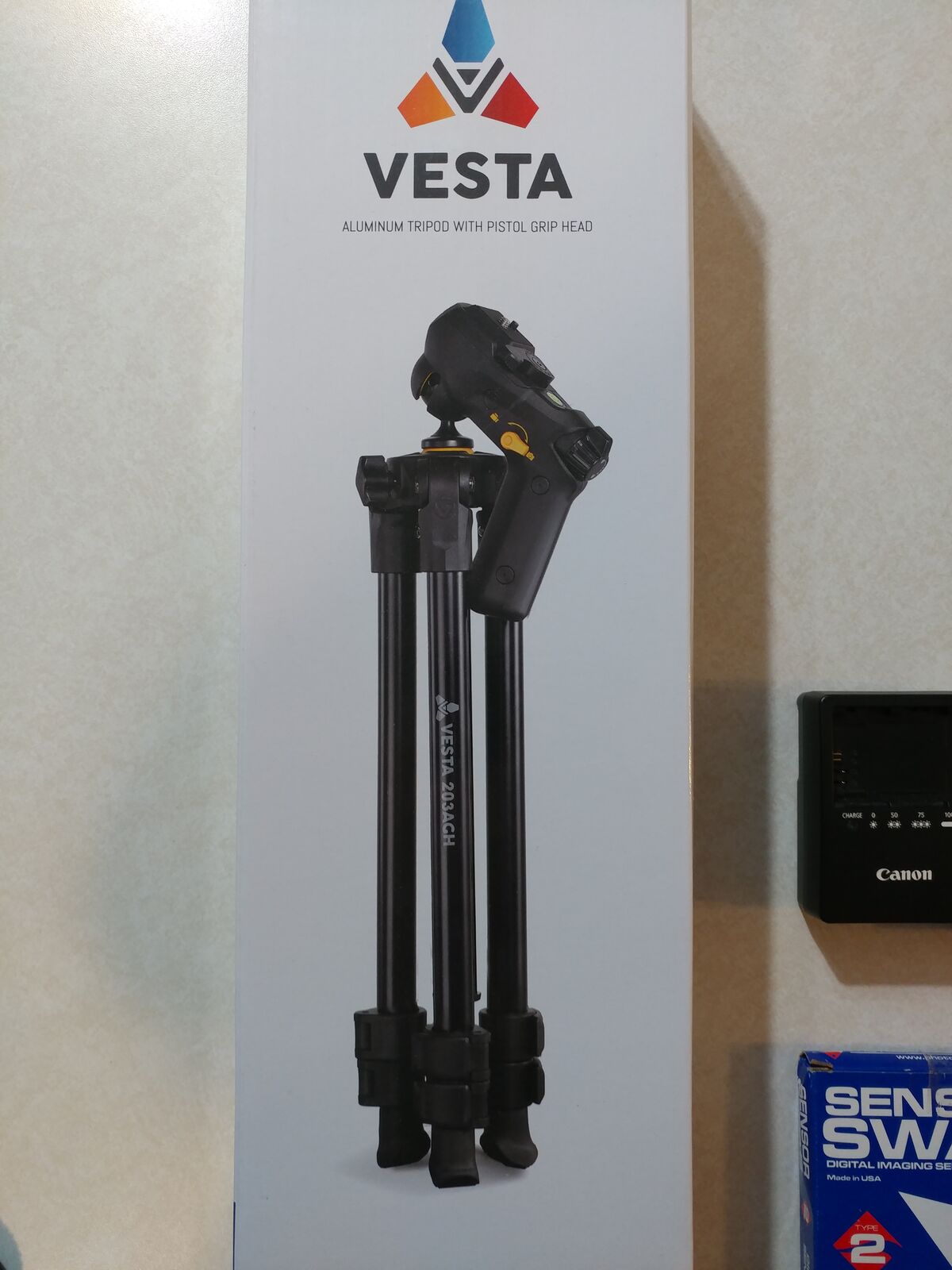 Vesta Tripod Pistol Grip Ball Head Sony, Canon, Nikon, Etc.