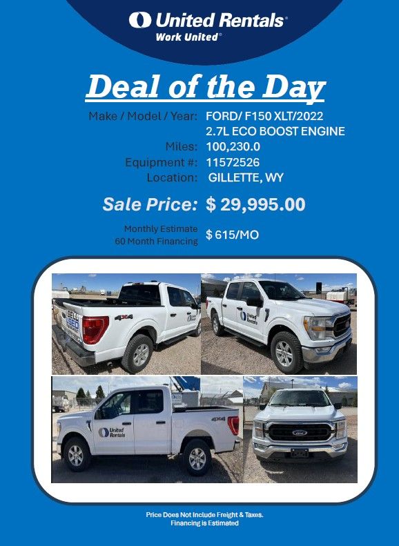 Truck F150 XLT 4x4 with 2.7 Eco Boost  100K  miles Gellett WY