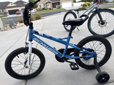 Schwinn Koen Kids' Bicycle - Blue 16" Wheel, Training Wheels, Excellent Condition