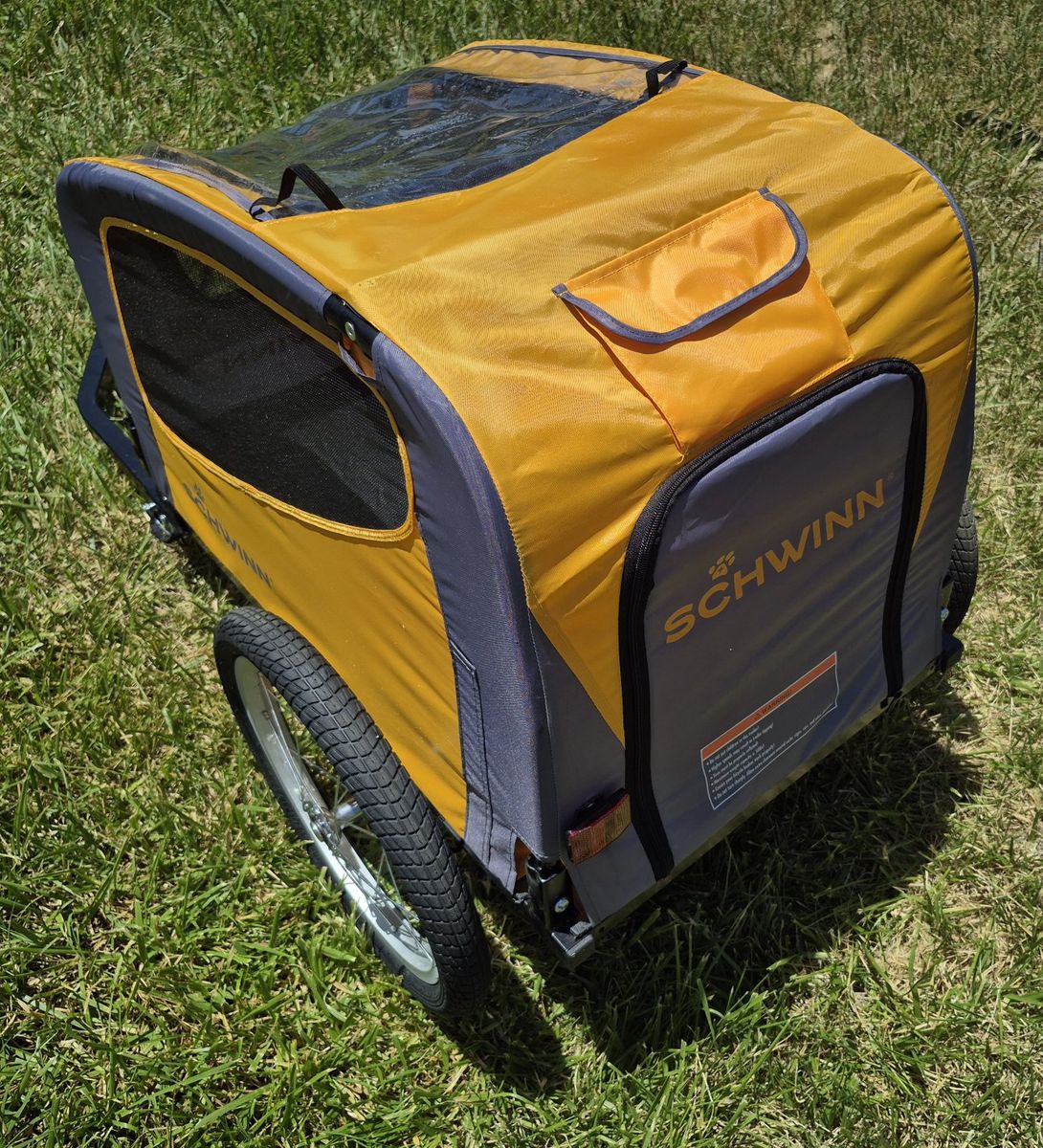 Like-New! Schwinn Rascal Bike Pet Trailer Small and Large Dogs Lightweight Tow Behind Bicycle Puppy