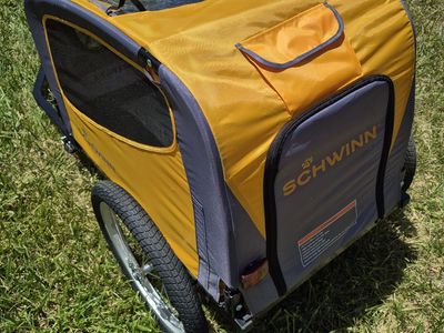 Like-New! Schwinn Rascal Bike Pet Trailer Small and Large Dogs Lightweight Tow Behind Bicycle Puppy