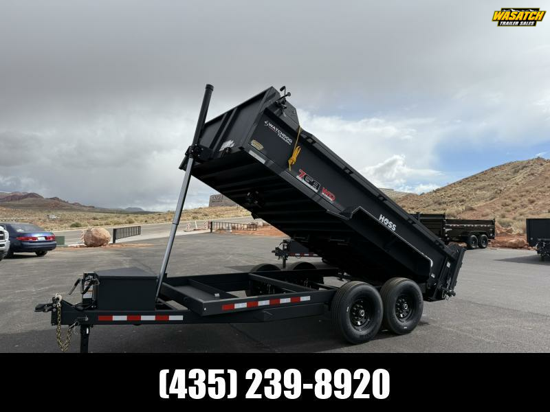 Watchdog 7X14 14K HOSS RUMBLE BED Dump Trailer