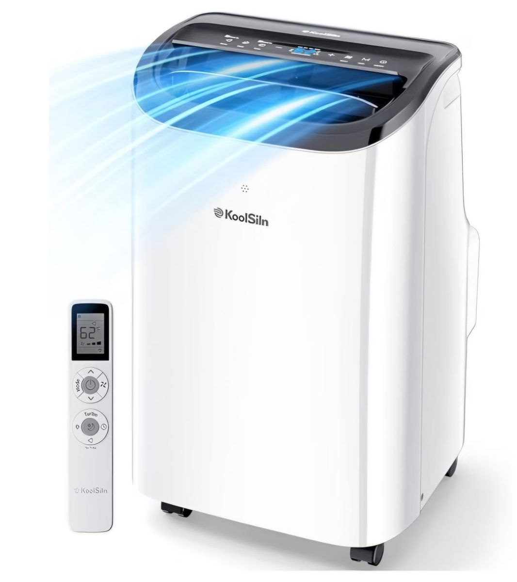 12,000 BTU Portable Air Conditioner Cools Up to 550 Sq.Ft, Auto-Evaporation Low Noise Portable AC Unit with Remote Control Fits